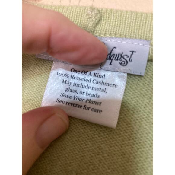 Deborah Lindquist 100% Recycled Cashmere Re Imagined Vest Tank Top Sz S - Picture 5 of 7